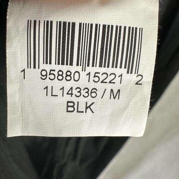 Karen Kane Black V-Neck Soft Knit Fringe Hem Dress Short Sleeve Summer Medium - Picture 4 of 10